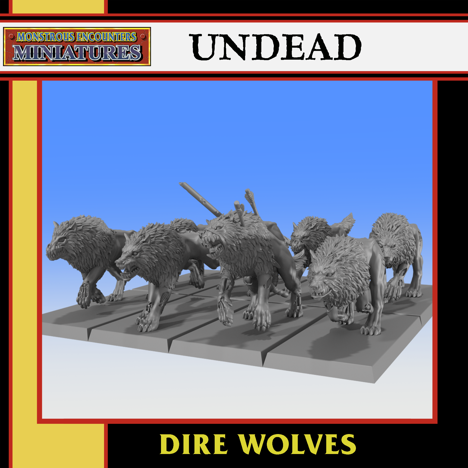 UNDEAD: Dire Wolves Unit